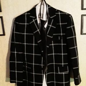 Kids World of USA flannel blue suit